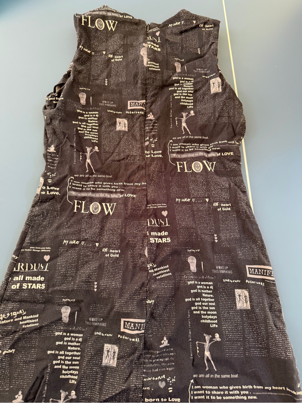 Black Graphic Desigual Dress — image 4 of 4